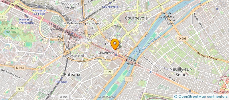 localisation de l'entreprise BRAIN BOOSTER FRANCE à COURBEVOIE