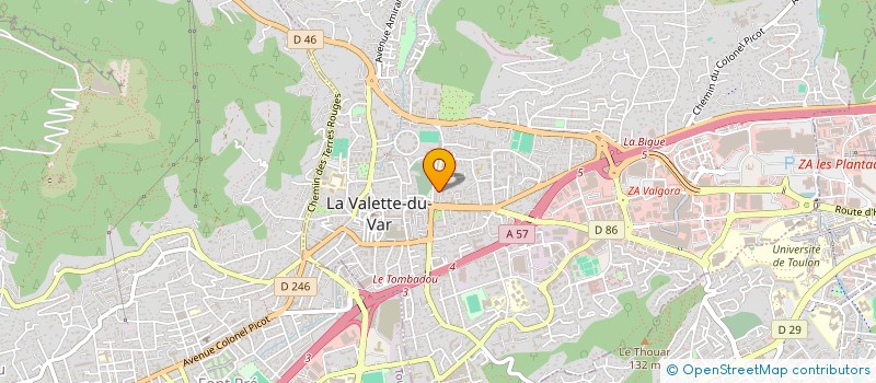 localisation de l'entreprise BRAIN FORMA COACH à LA VALETTE-DU-VAR