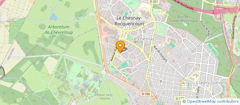 localisation de l'entreprise BRAIN HARMONY HANDICAP (B2H) à LE CHESNAY-ROCQUENCOURT