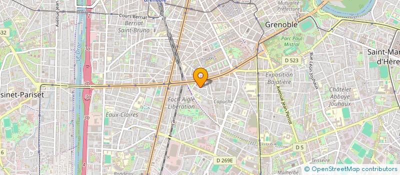 localisation de l'entreprise BRAIN STUFF CORPORATION EUROPE  GRENOBLE