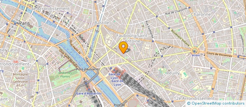 localisation de l'entreprise BRAIN UP  PARIS