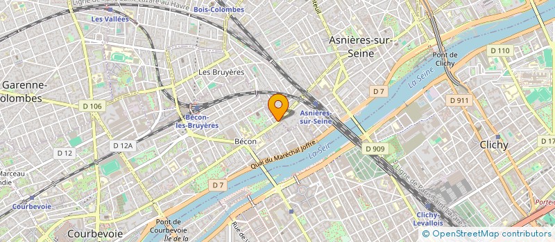 localisation de l'entreprise BRAIN3 à COURBEVOIE