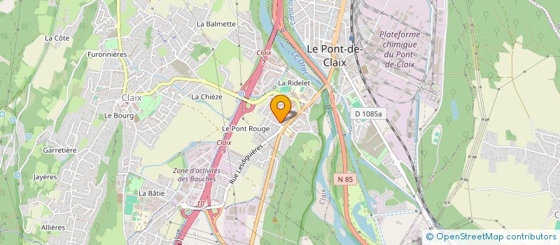 localisation de l'entreprise BRAINBOW MUSIC  CLAIX