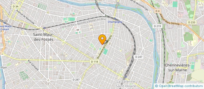 localisation de l'entreprise BRAINBOX à SAINT-MAUR-DES-FOSSES