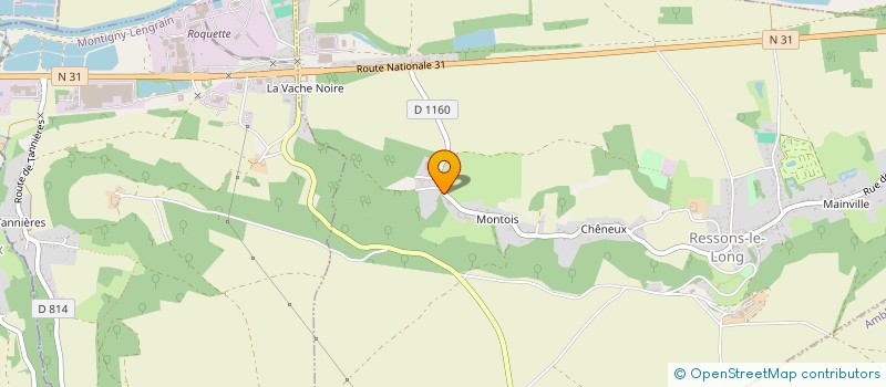 localisation de l'entreprise BRAINERGY  RESSONS-LE-LONG