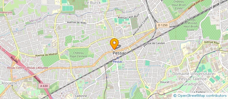 localisation de l'entreprise BRAINOZ à PESSAC