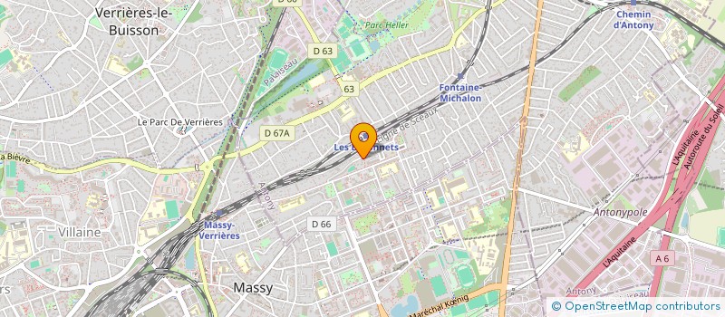 localisation de l'entreprise BRAINSET à ANTONY