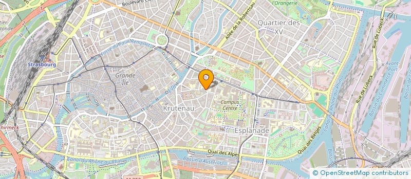 localisation de l'entreprise BRAINTALE à STRASBOURG