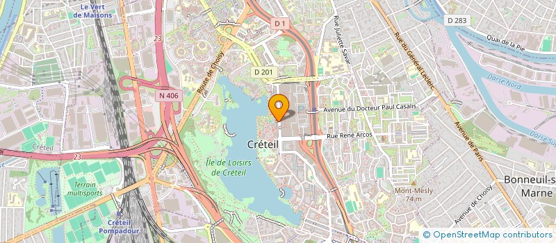 localisation de l'entreprise BRAISE 94  CRETEIL