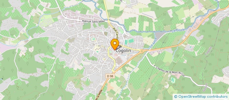localisation de l'entreprise BRAISE & COW à COGOLIN