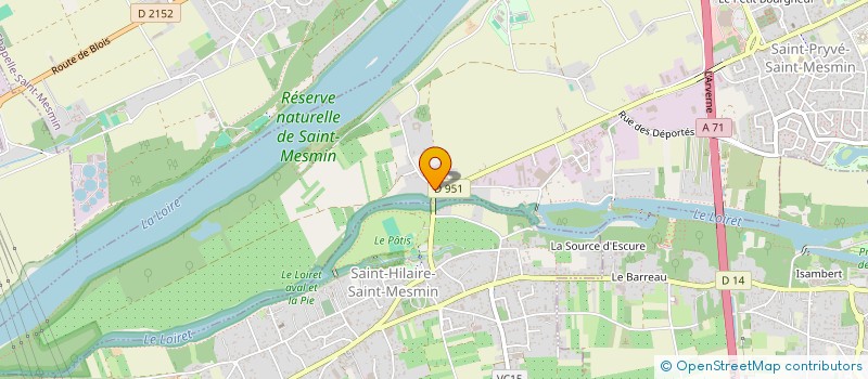 localisation de l'entreprise BRAK INVEST à SAINT-PRYVE-SAINT-MESMIN