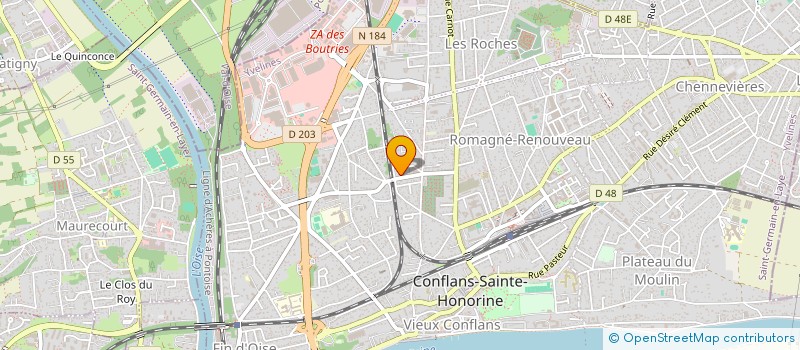 localisation de l'entreprise BRAKIUM  CONFLANS-SAINTE-HONORINE