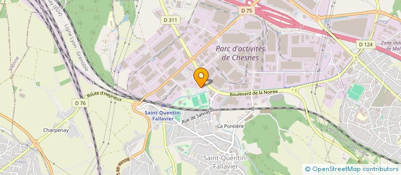 localisation de l'entreprise BRALOFER FRANCE  SAINT-QUENTIN-FALLAVIER