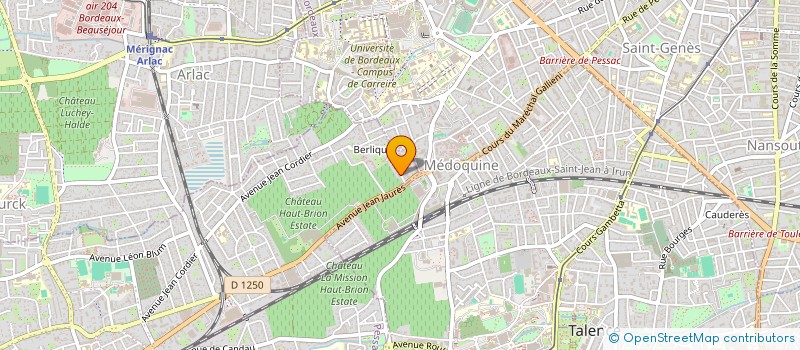 localisation de l'entreprise BRALONI  PESSAC