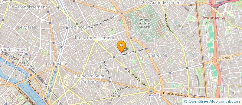 localisation de l'entreprise BRAM! BRAM!  PARIS