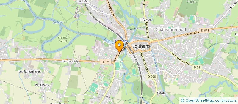 localisation de l'entreprise BRAM IMMOBILIER à LOUHANS