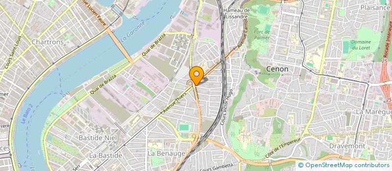 localisation de l'entreprise BRAM JAURES  CENON