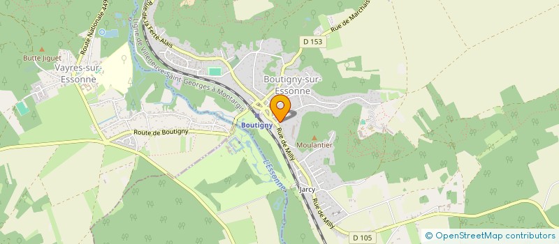 localisation de l'entreprise BRAM RESTAURATION à BOUTIGNY-SUR-ESSONNE