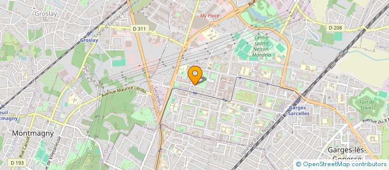 localisation de l'entreprise BRAM'S  SARCELLES