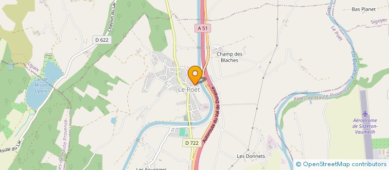 localisation de l'entreprise BRAMAFAME  LE POET