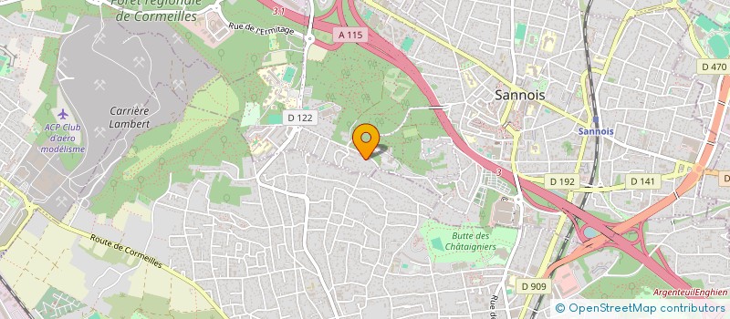 localisation de l'entreprise BRAMANSAR  SANNOIS