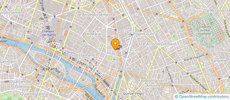 localisation de l'entreprise BRAMANTE TEATRO  PARIS