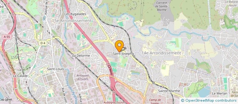 localisation de l'entreprise BRAMAR à MARSEILLE