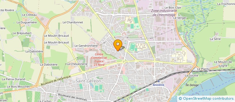 localisation de l'entreprise BRAMBEL  ANCENIS-SAINT-GEREON