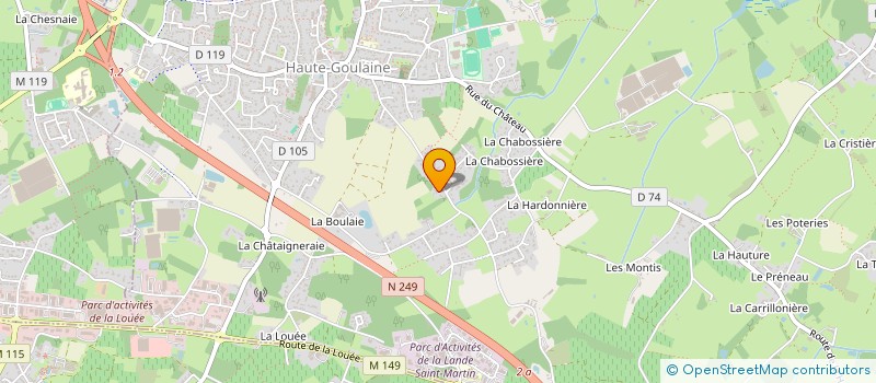 localisation de l'entreprise BRAME à HAUTE-GOULAINE