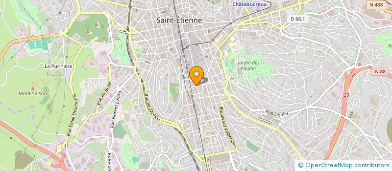 localisation de l'entreprise BRAME  SAINT-ETIENNE