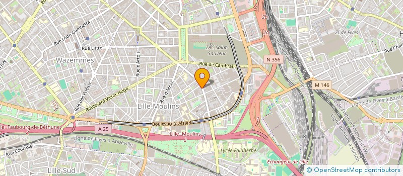 localisation de l'entreprise BRAMEH à LILLE