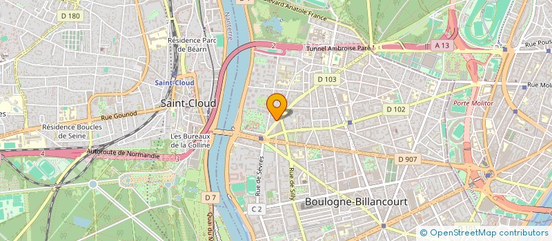 localisation de l'entreprise BRAMI COMPANY  BOULOGNE-BILLANCOURT