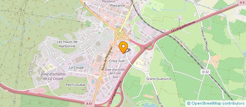 localisation de l'entreprise BRAMOFAN  NARBONNE