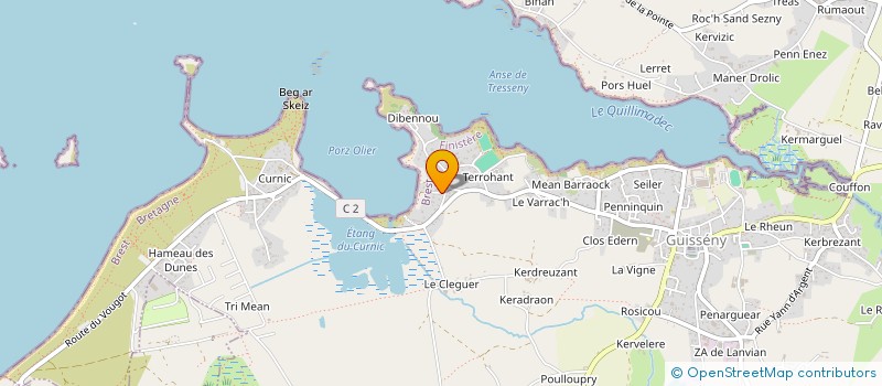 localisation de l'entreprise BRAMOULLE  GUISSENY