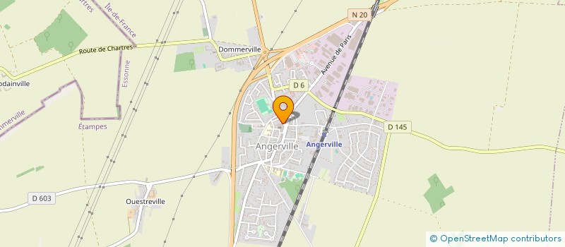 localisation de l'entreprise BRAMS AUTO MOTO 91 à ANGERVILLE