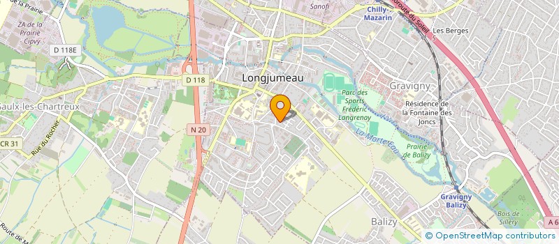 localisation de l'entreprise BRAMS BAT à LONGJUMEAU