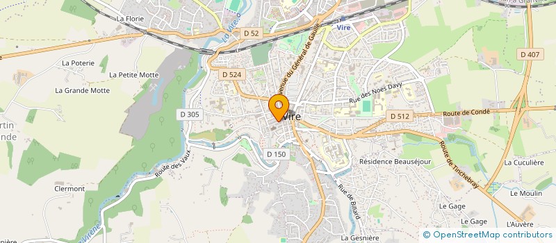 localisation de l'entreprise BRAMTOT VIRE  VIRE-NORMANDIE