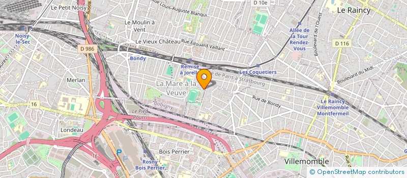 localisation de l'entreprise BRAMUS  BONDY