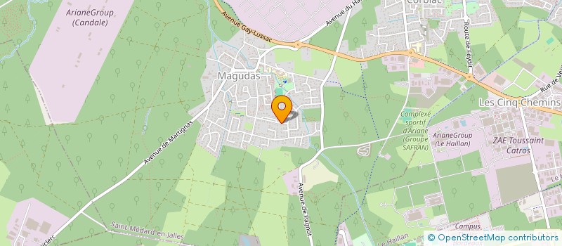 localisation de l'entreprise BRANA BQB  SAINT-MEDARD-EN-JALLES