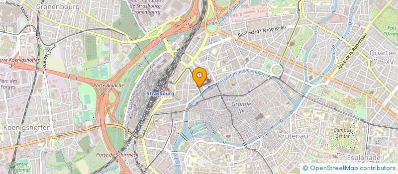 localisation de l'entreprise BRANCA  STRASBOURG