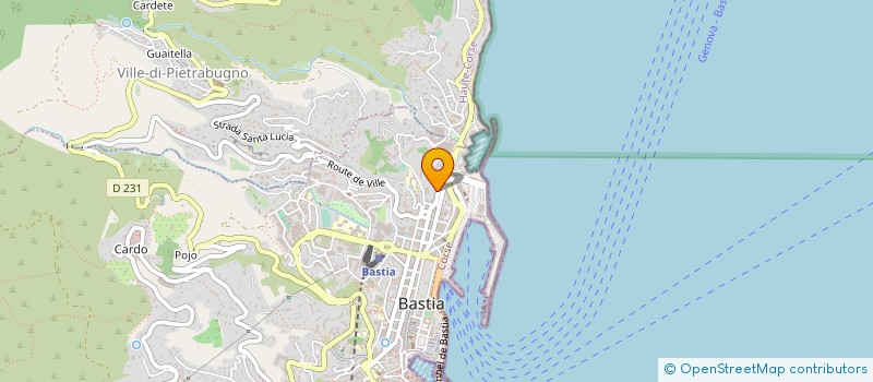 localisation de l'entreprise BRANCA FELIX ET RENE à BASTIA