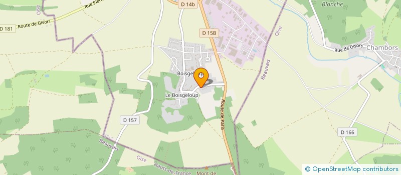 localisation de l'entreprise BRANCH'ATOUTS à GISORS