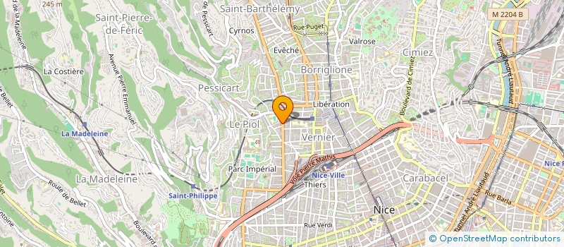 localisation de l'entreprise BRANCHE BLEUE à NICE