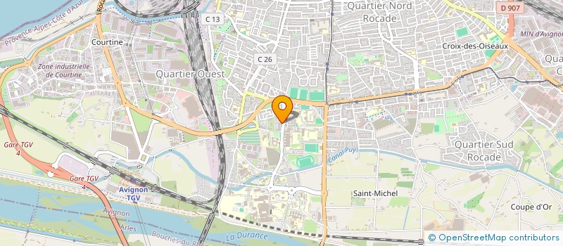 localisation de l'entreprise BRANCHE COURANT  AVIGNON