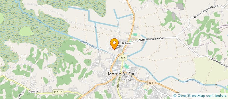 localisation de l'entreprise BRANCHE DE LIONS CLUB NORD GRANDE-TERRE à MORNE-A-L'EAU
