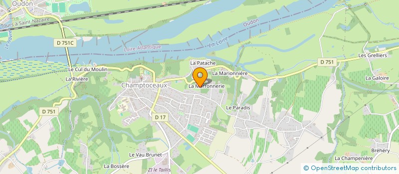 localisation de l'entreprise BRANCHEREAU IMMOBILIER  OREE-D'ANJOU