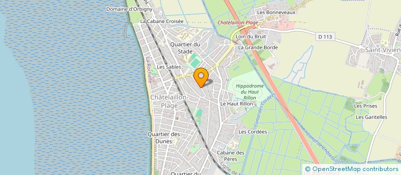 localisation de l'entreprise BRANCHERIE DE SAINT AUBIN à CHATELAILLON-PLAGE