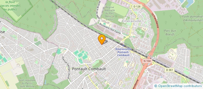 localisation de l'entreprise BRANCO  PONTAULT-COMBAULT