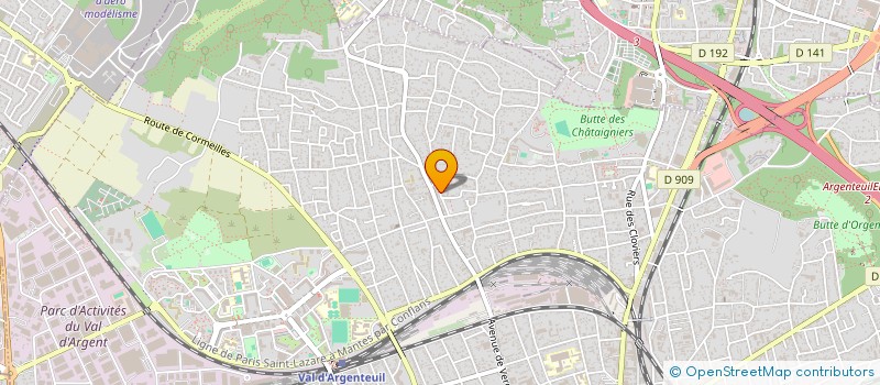 localisation de l'entreprise BRANCO CONSTRUCTION RENOVATION  ARGENTEUIL