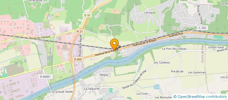 localisation de l'entreprise BRANCO PINTO à BERGERAC